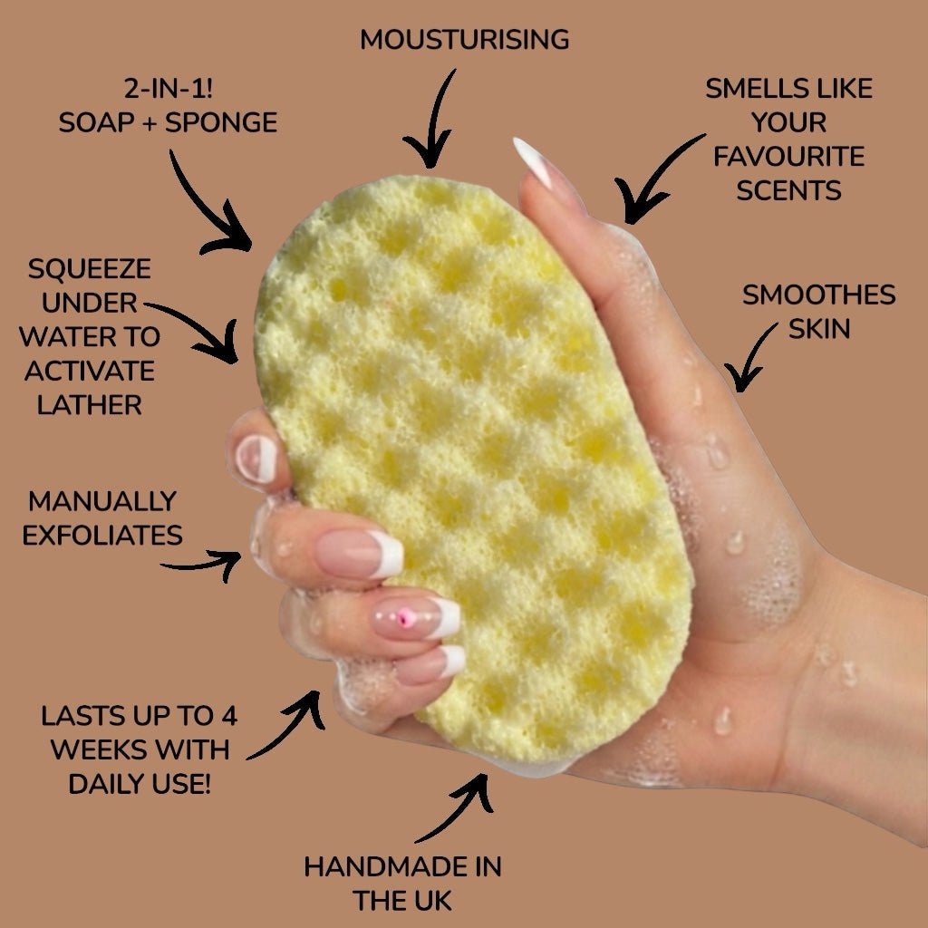 2026 Exfoliating Soap Sponge (For Him) Atlast Creations 2