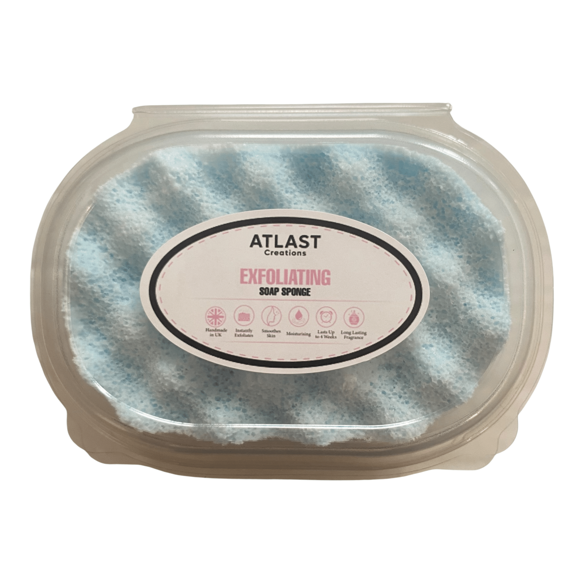 Agua Splash Exfoliating Soap Sponge (For Her) Atlast Creations 1