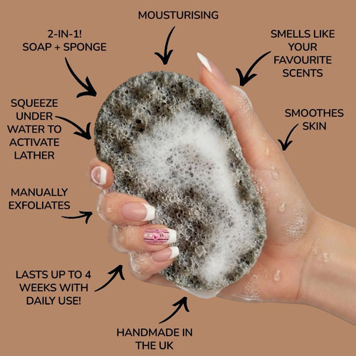 Aventos Exfoliating Soap Sponge (For Him) Atlast Creations 2
