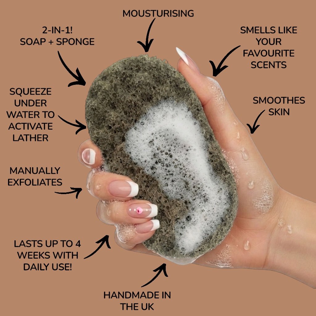 Black Opium Exfoliating Soap Sponge Atlast Creations 2