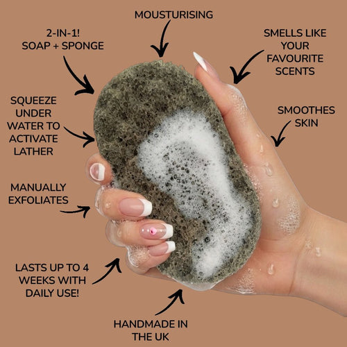 Black Opium Exfoliating Soap Sponge Atlast Creations 2