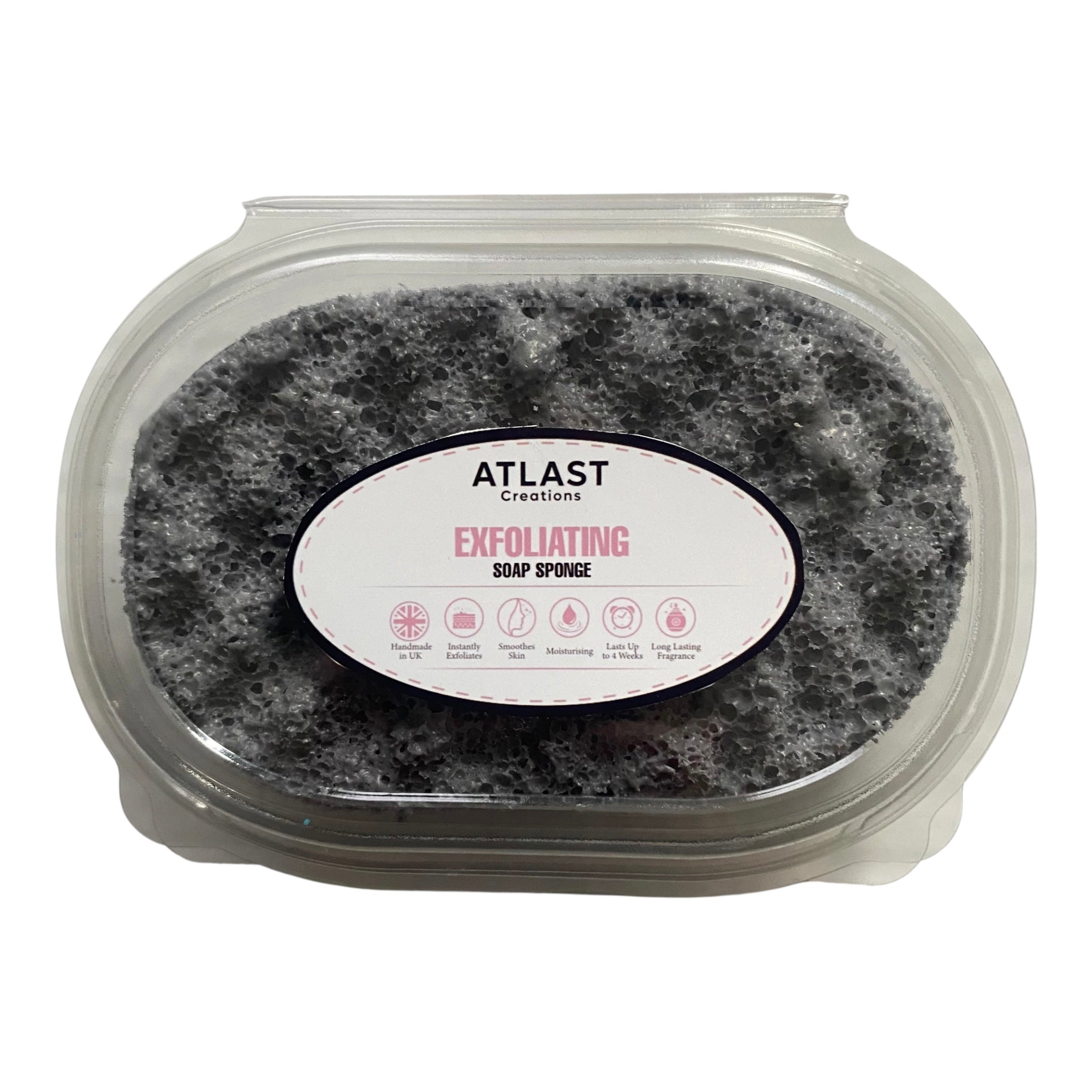 Blue Male Exfoliating Soap Sponge (For Him) Atlast Creations 1