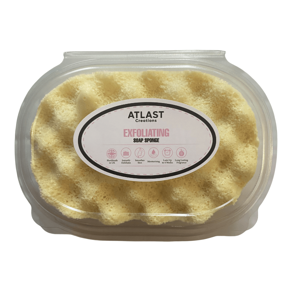 Brazilian Booty Cream Exfoliating Soap Sponge (For Her) Atlast Creations 1