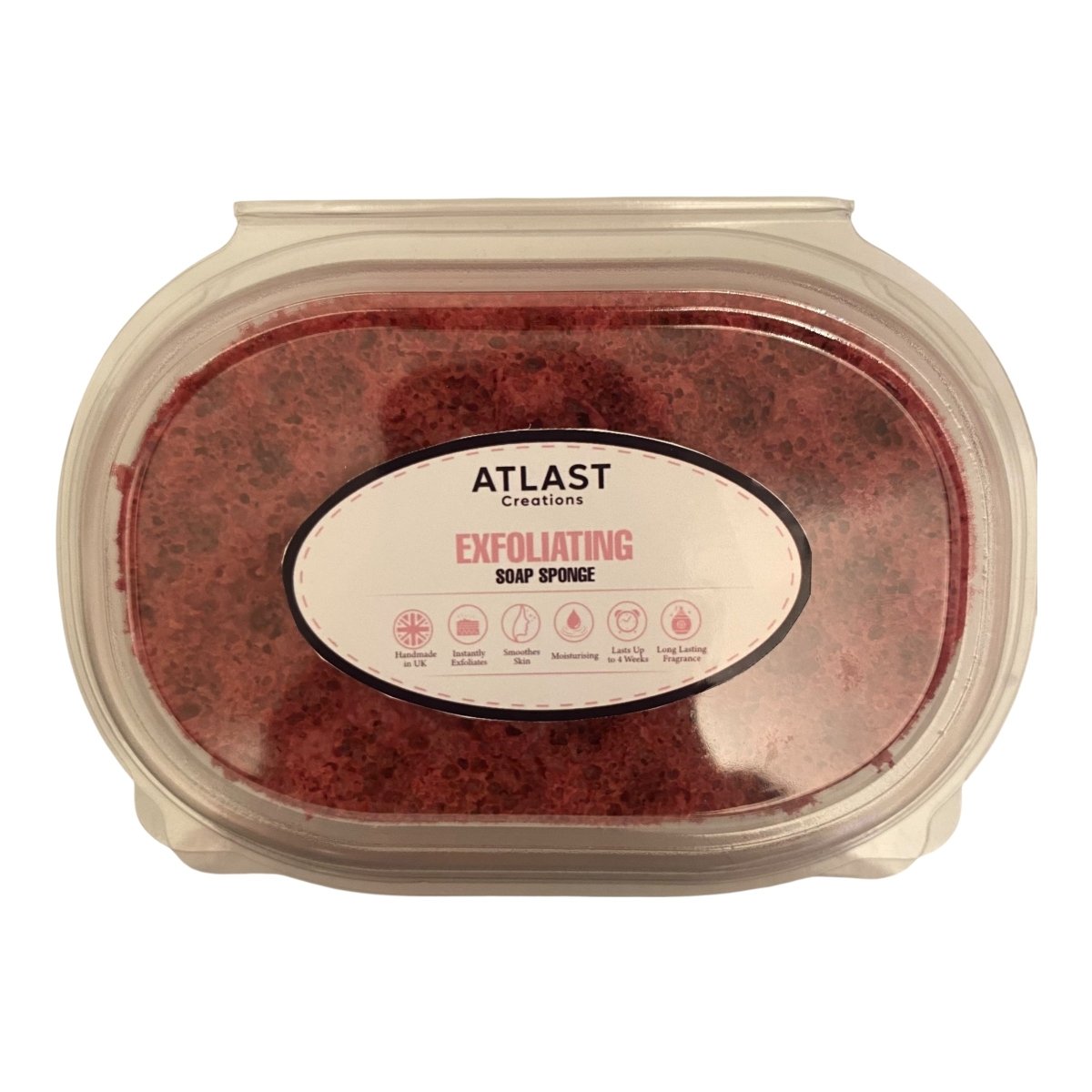 Cherry Exfoliating Soap Sponge Atlast Creations 1