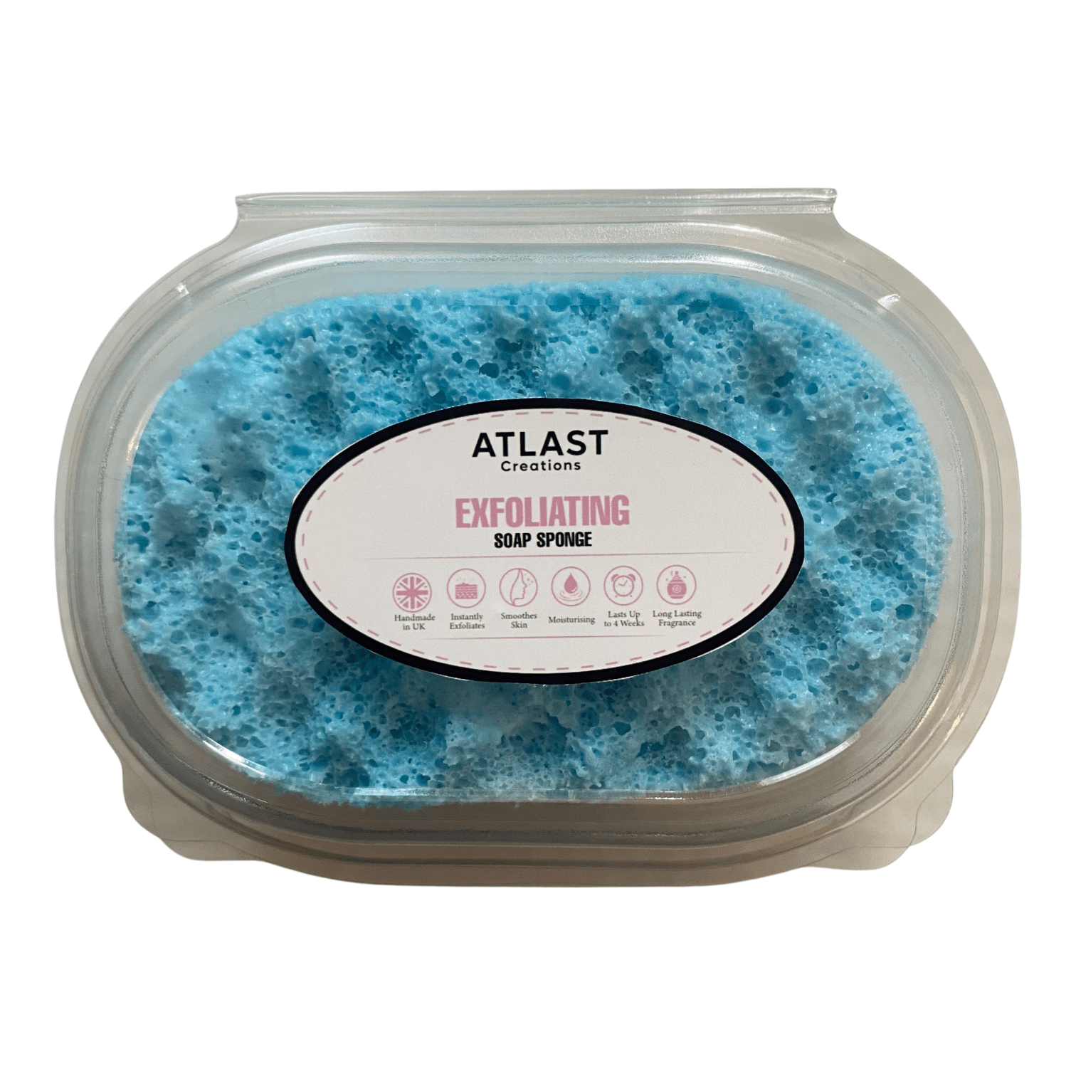 Cold Water Exfoliating Soap Sponge (For Him) Atlast Creations 1