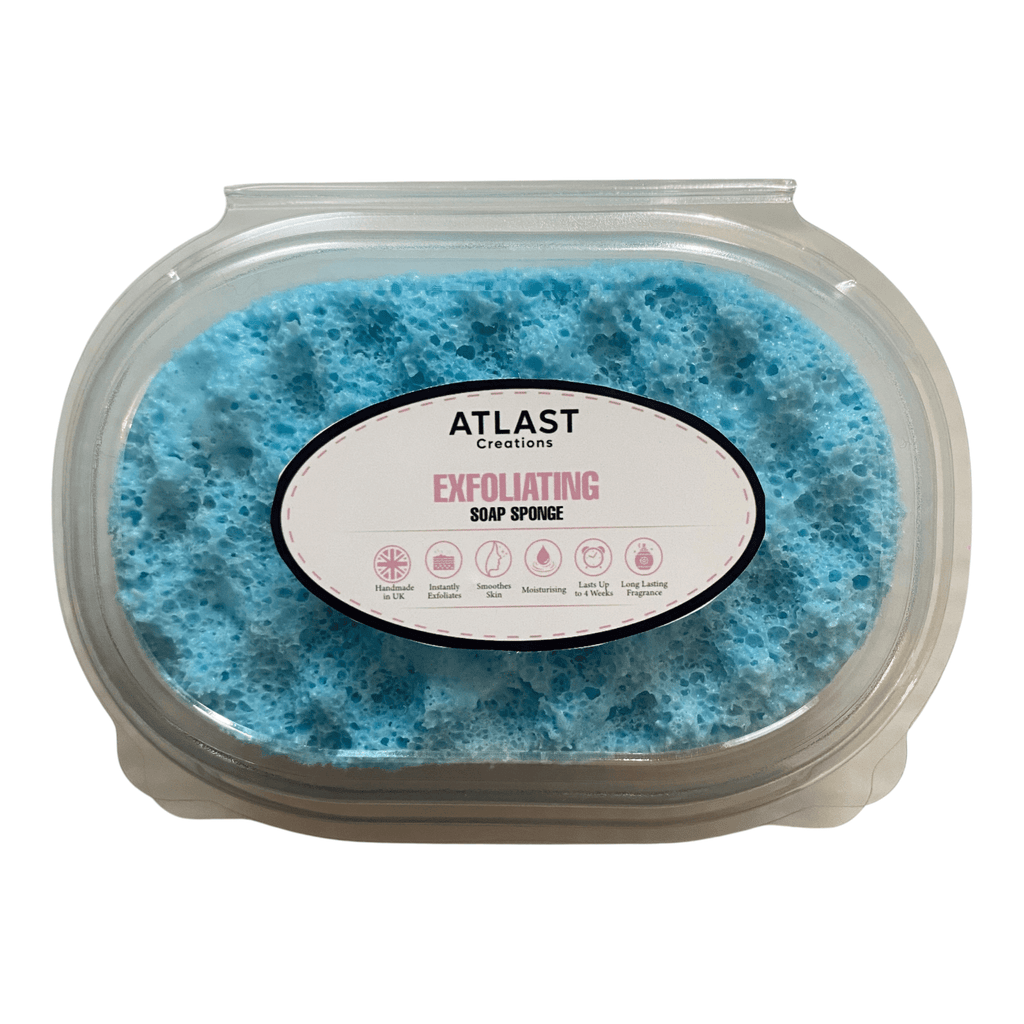 Cold Water Exfoliating Soap Sponge (For Him) Atlast Creations 1