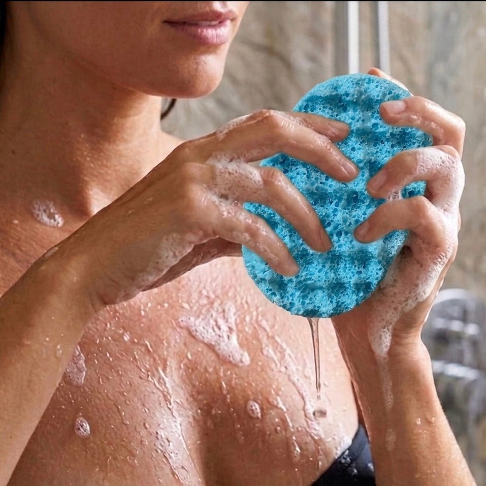 Cold Water Exfoliating Soap Sponge (For Him) Atlast Creations 3