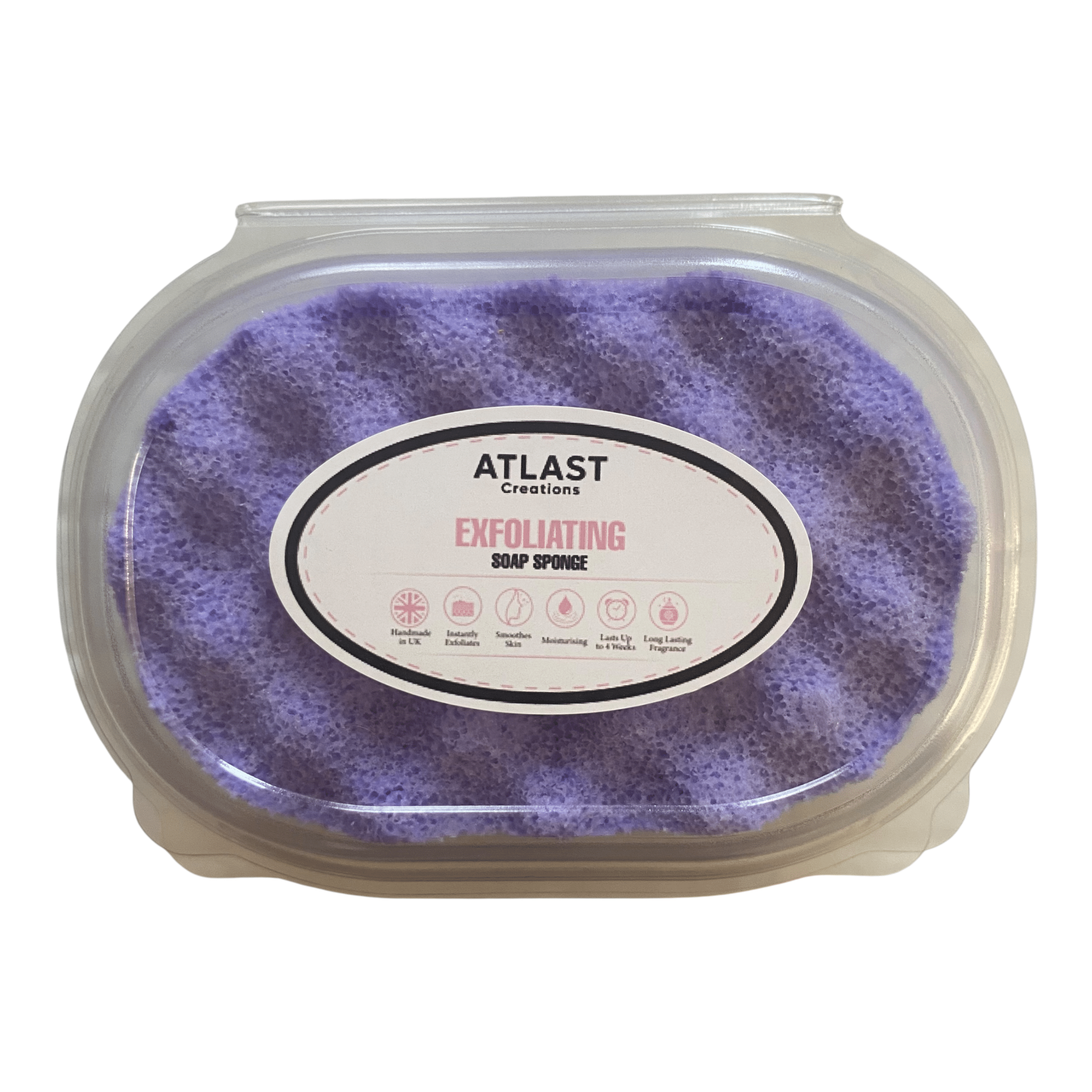 Delicia De Brazil Exfoliating Soap Sponge (For Her) Atlast Creations 1