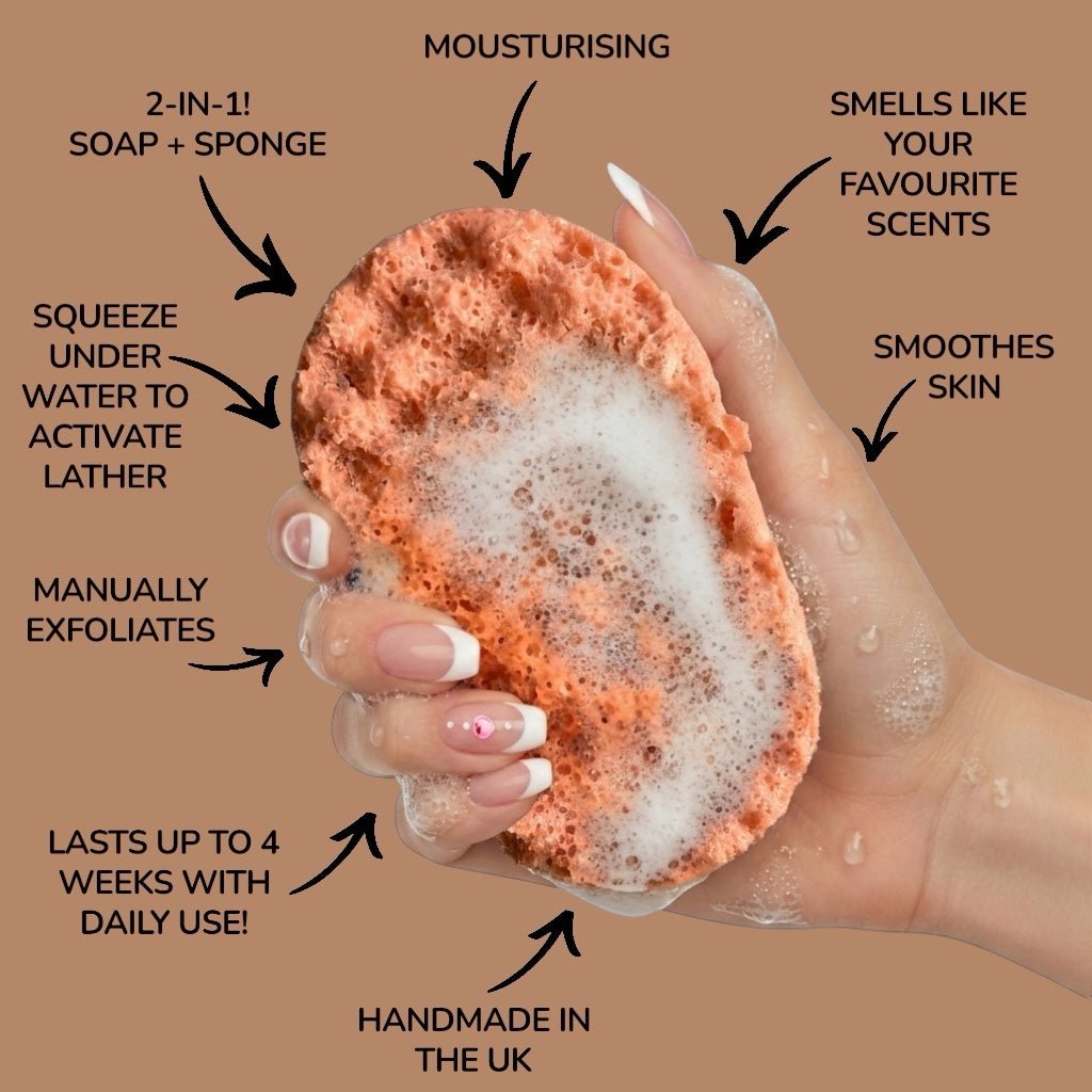 Elixir Potion Exfoliating Soap Sponge (For Him) Atlast Creations 2