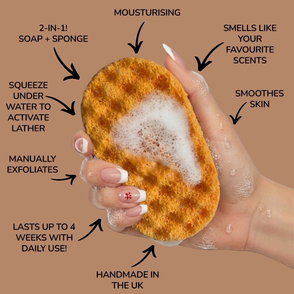 Gentleman's Honour Exfoliating Soap Sponge (For Him) Atlast Creations 2