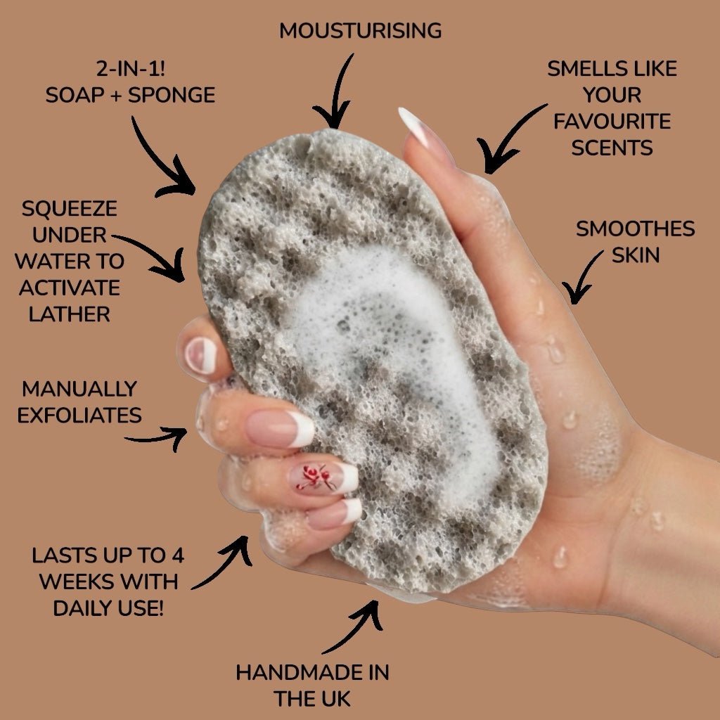 Ghost Exfoliating Soap Sponge (For Him) Atlast Creations 2