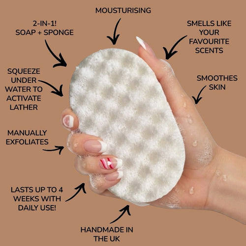 Invicta Exfoliating Soap Sponge (For Him) Atlast Creations 2