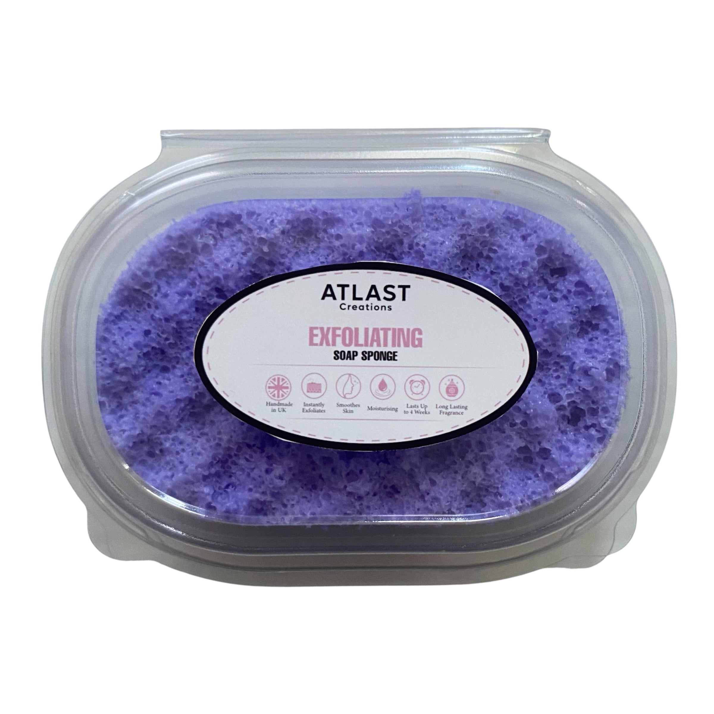Juicy Dewberry Exfoliating Soap Sponge (For Her) Atlast Creations 1