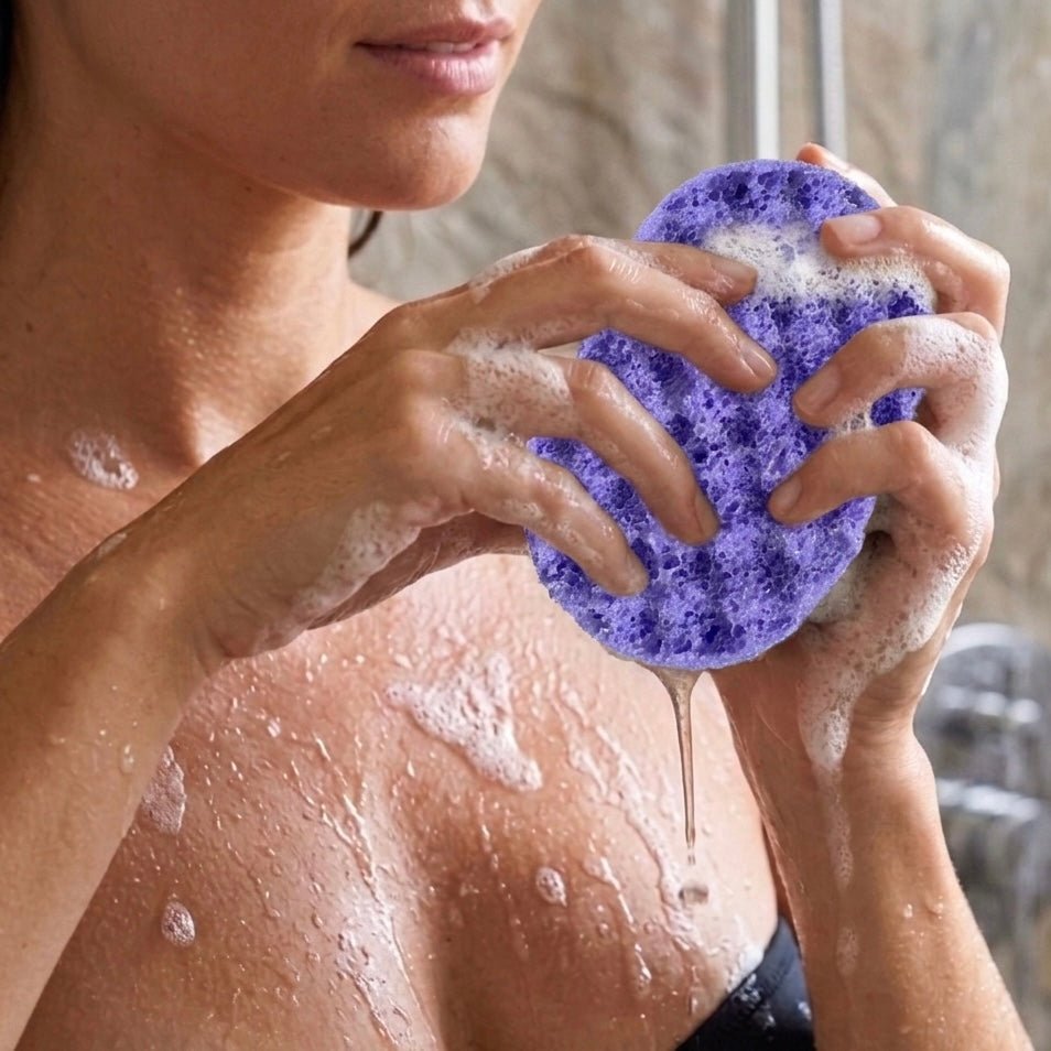 Juicy Dewberry Exfoliating Soap Sponge (For Her) Atlast Creations 3