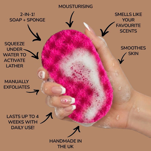 Jump! Exfoliating Soap Sponge (For Him) Atlast Creations 2