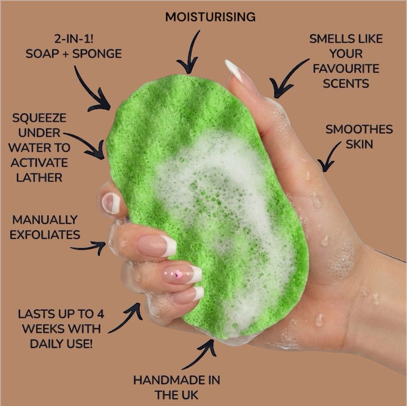 Mystic Danca Exfoliating Soap Sponge (For Her) Atlast Creations 2