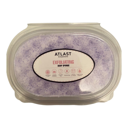 Parma Violets Exfoliating Soap Sponge Atlast Creations 1