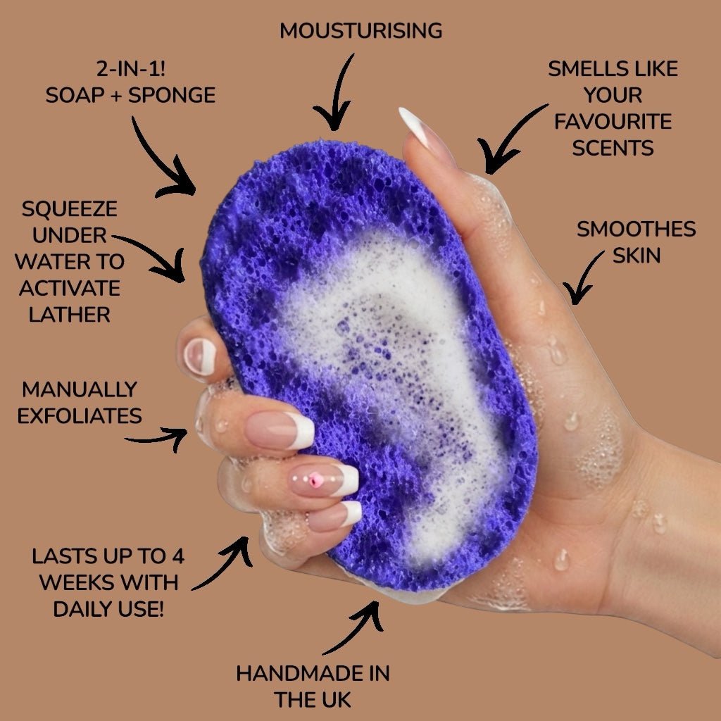 Savage Elixir Exfoliating Soap Sponge (For Him) Atlast Creations 2