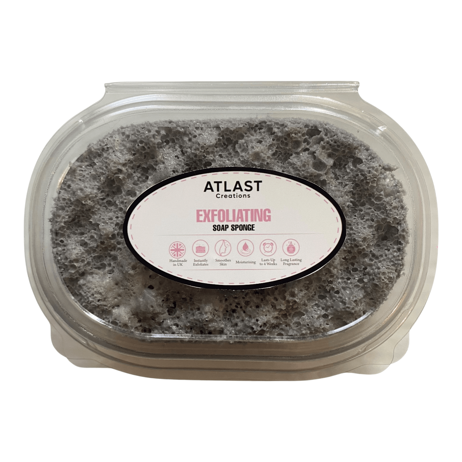 Spiced Oud Exfoliating Soap Sponge (For Him) Atlast Creations 1