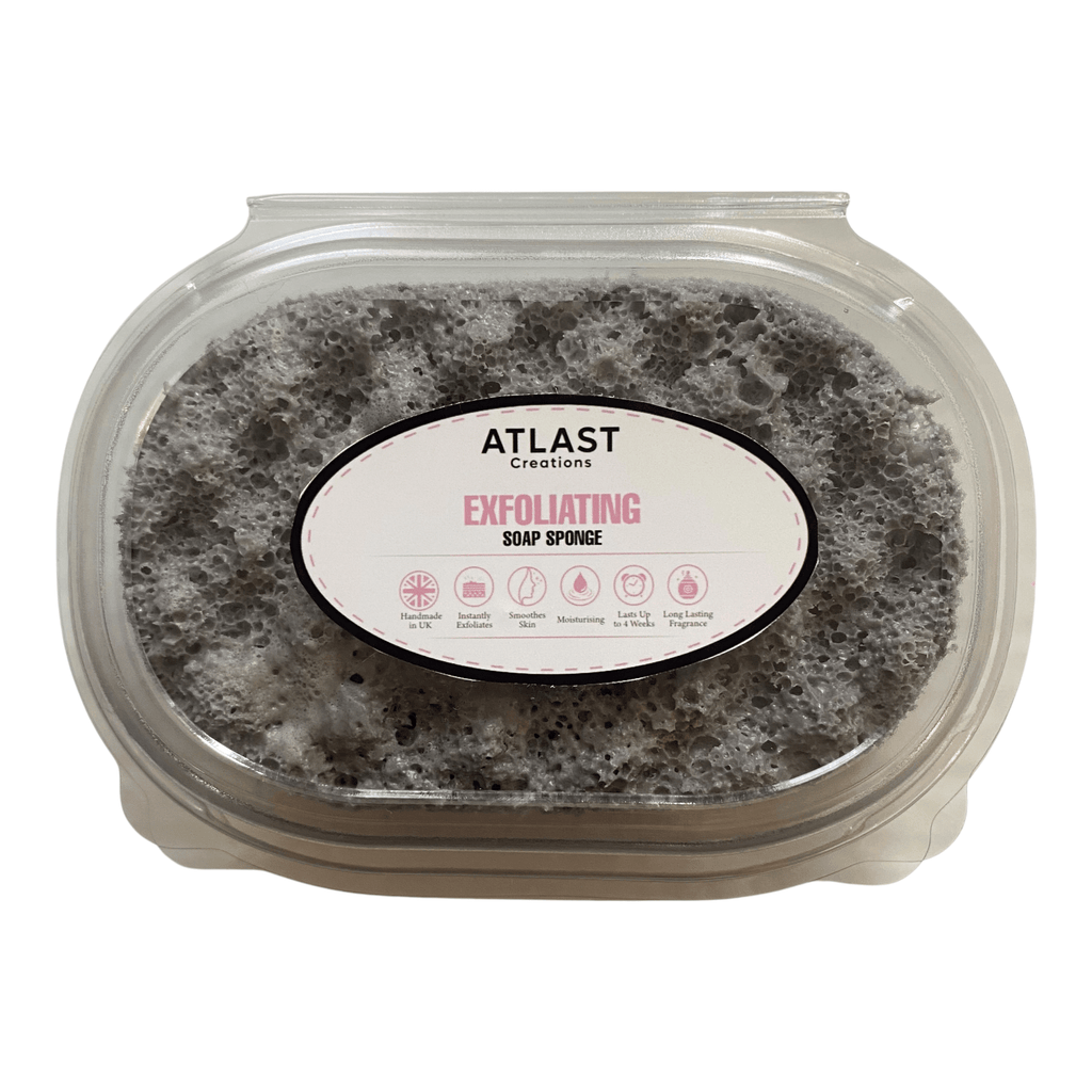 Spiced Oud Exfoliating Soap Sponge (For Him) Atlast Creations 1