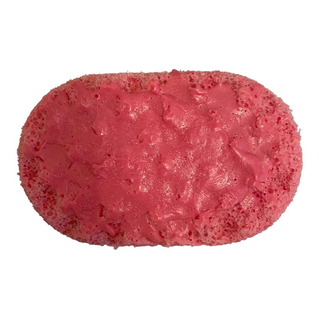 Strawberry Bon Bon Exfoliating Soap Sponge Atlast Creations 4