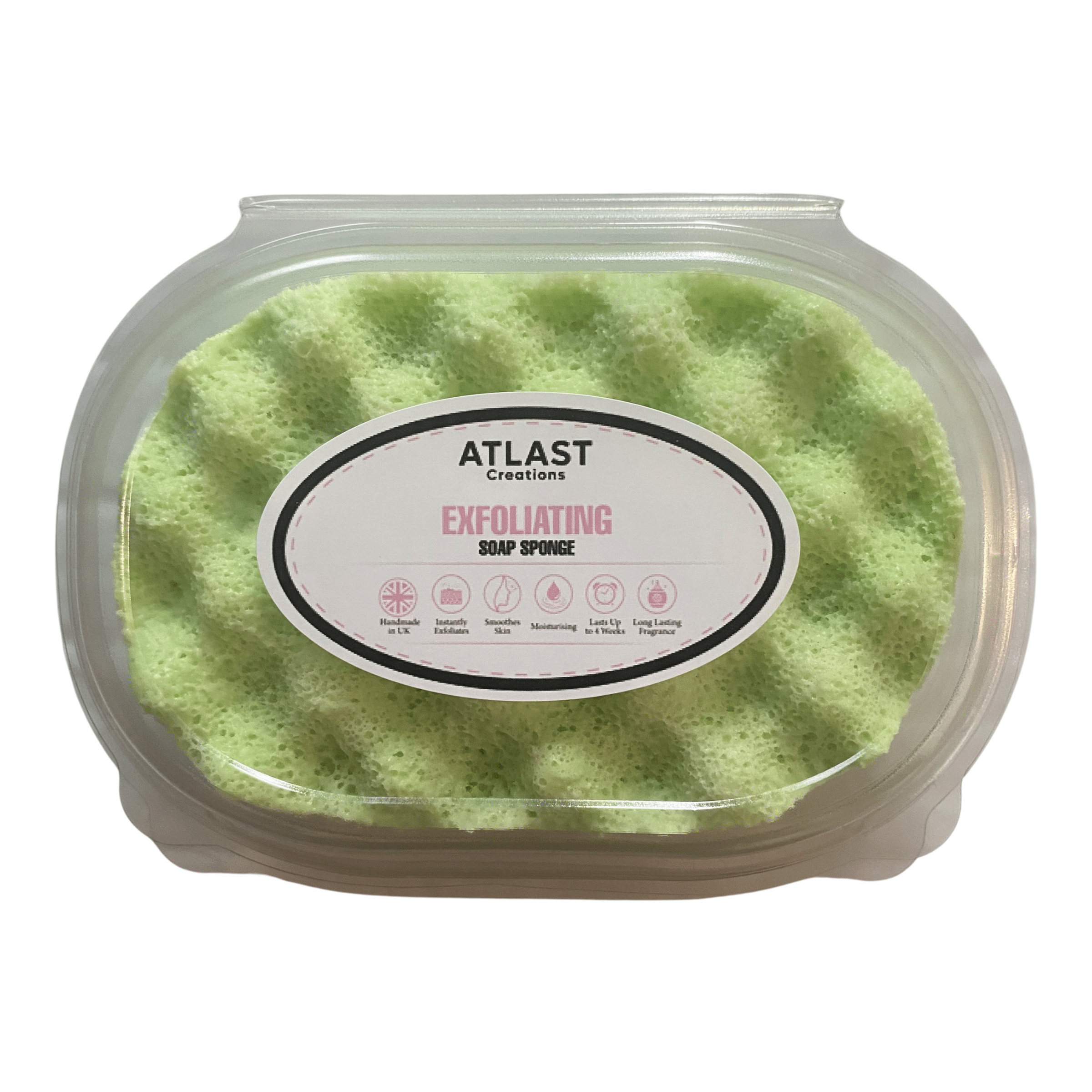 Sunlit Beijos Exfoliating Soap Sponge (For Her) Atlast Creations 1
