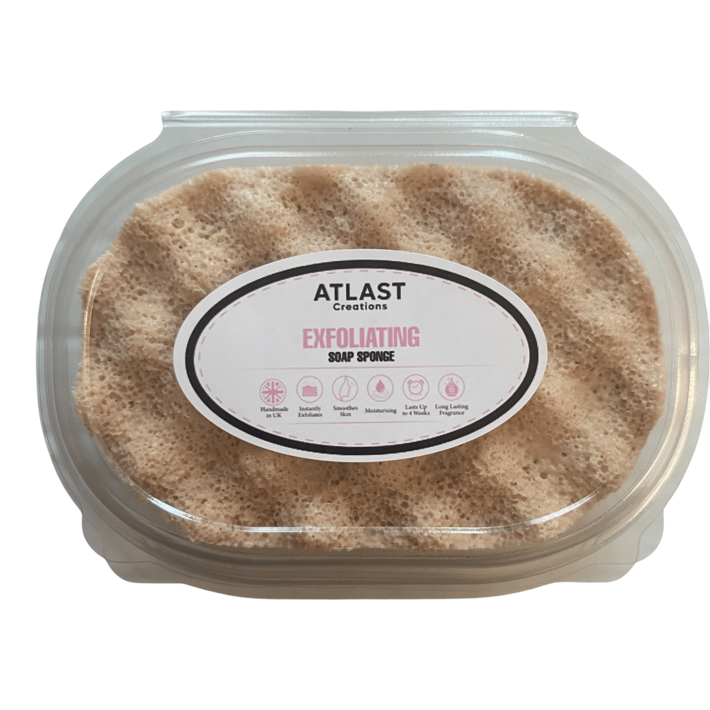 Sunset Crush Exfoliating Soap Sponge (For Her) Atlast Creations 1