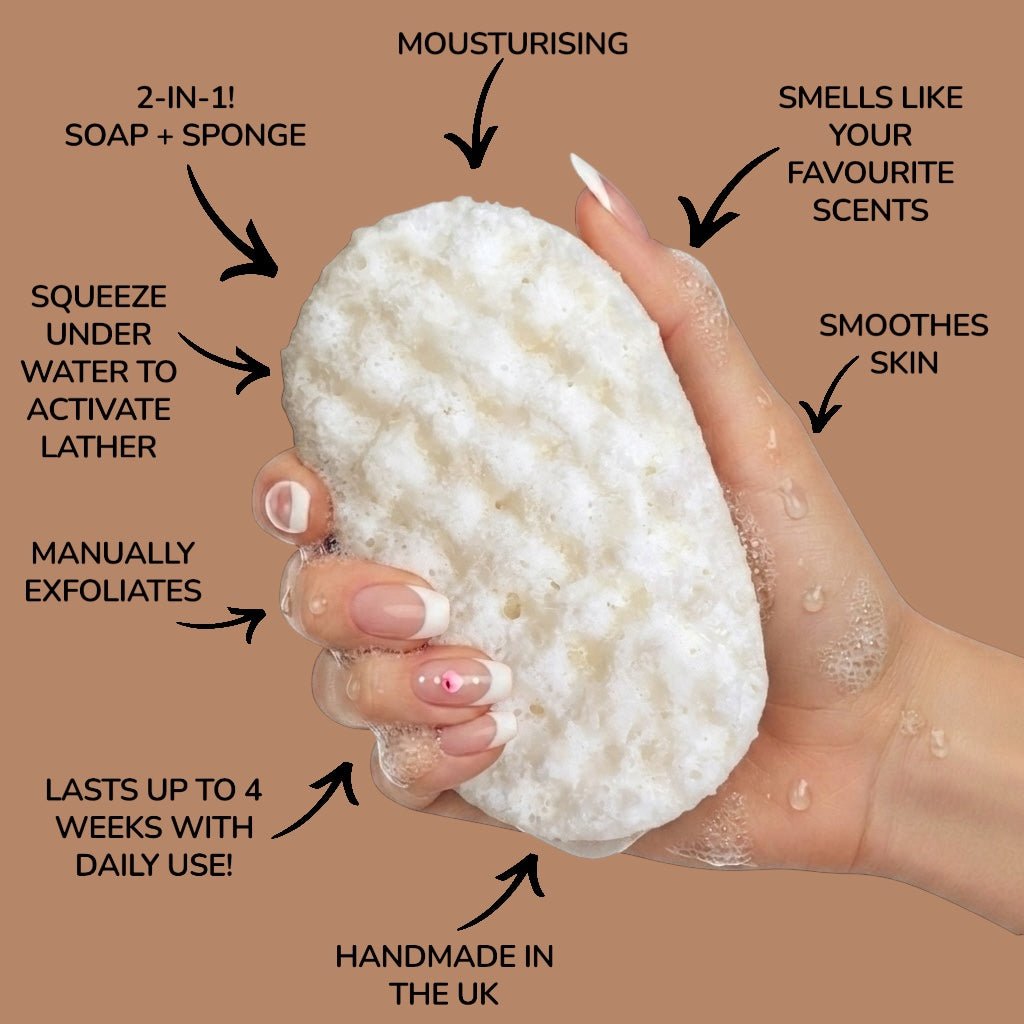 Unfragranced Exfoliating Soap Sponge Atlast Creations 2