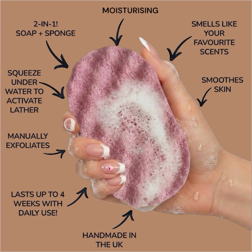When In Brazil Exfoliating Soap Sponge (For Her) Atlast Creations 2